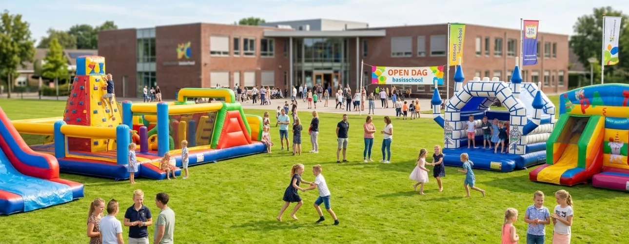 Open dag organiseren met Springkussenverhuur Zwolle