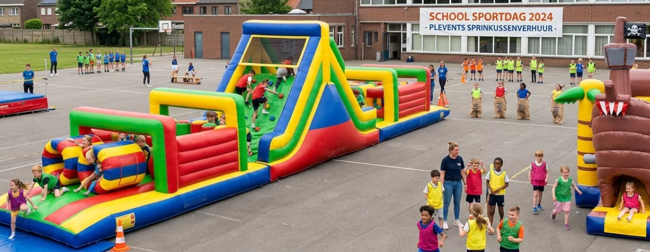 Sportdag organiseren met Springkussenverhuur Zwolle